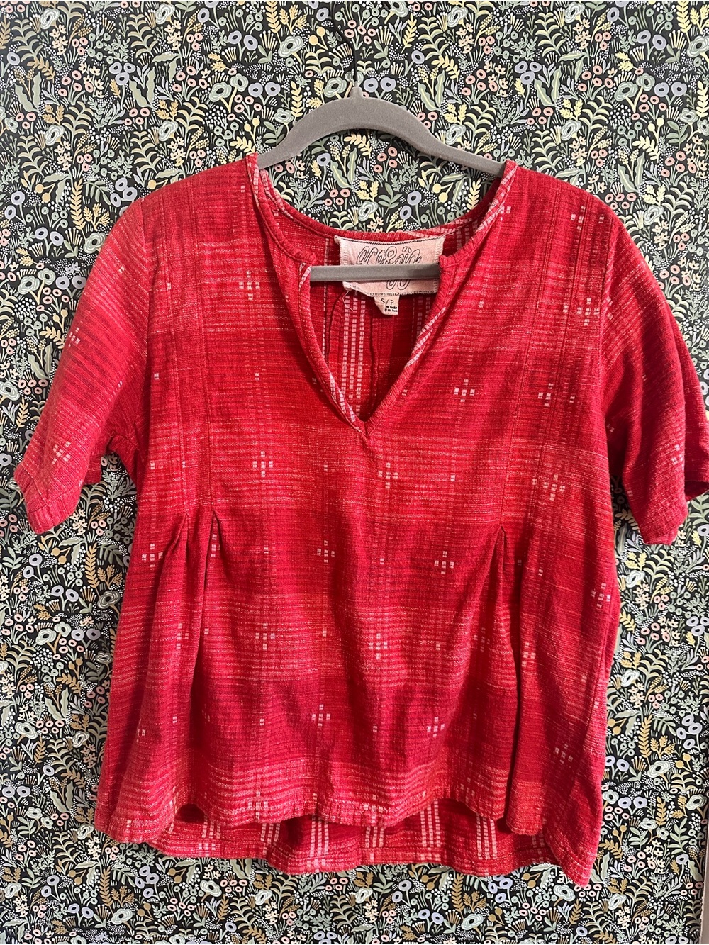 Ace & Jig Red Short-Sleeve  Top - Women's